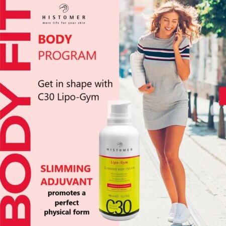 Histomer C30 Lipo Gym Slimming Body Cream | Monderme - Exclusive Beauty Brands Histomer C30 Lipo Gym Slimming Body Cream